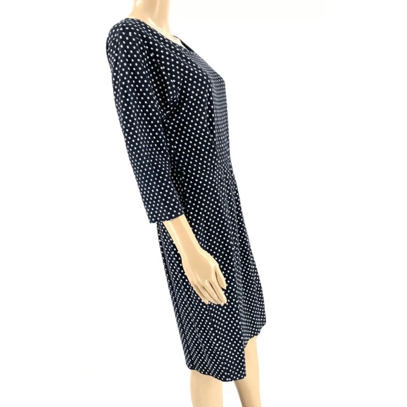 Weekend Max Mara Dress Sheath Blue Viscose Stretch - Picture 4 of 8